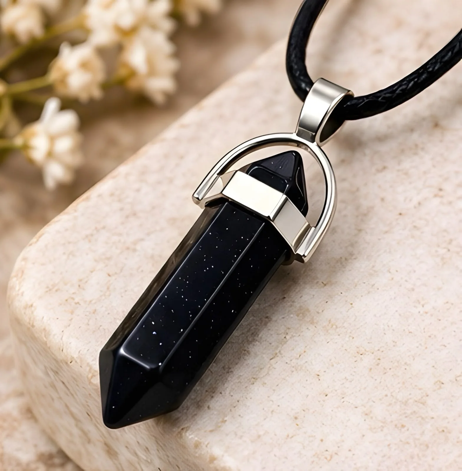 Sun Star (Sang-e-Sitara) Gemstone Pendant - Star8